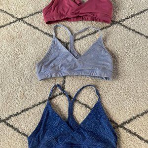Patagonia Cross Beta Sports Bras x 3
